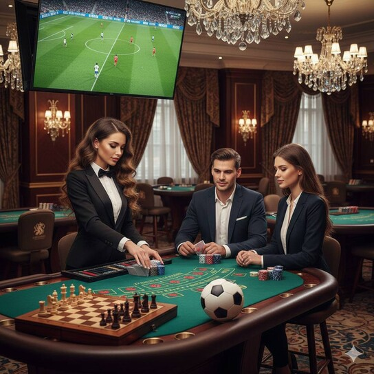 金湖棋牌欢乐场景